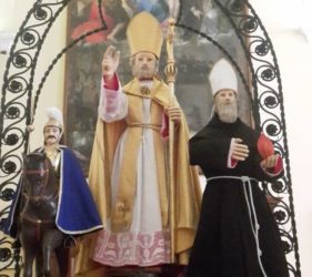 Le statuette dei Santi per i Ceri del Col di Lana